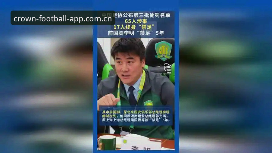 中国足协第三批禁足名单全解析——皇冠体育平台用户视角的深度评测